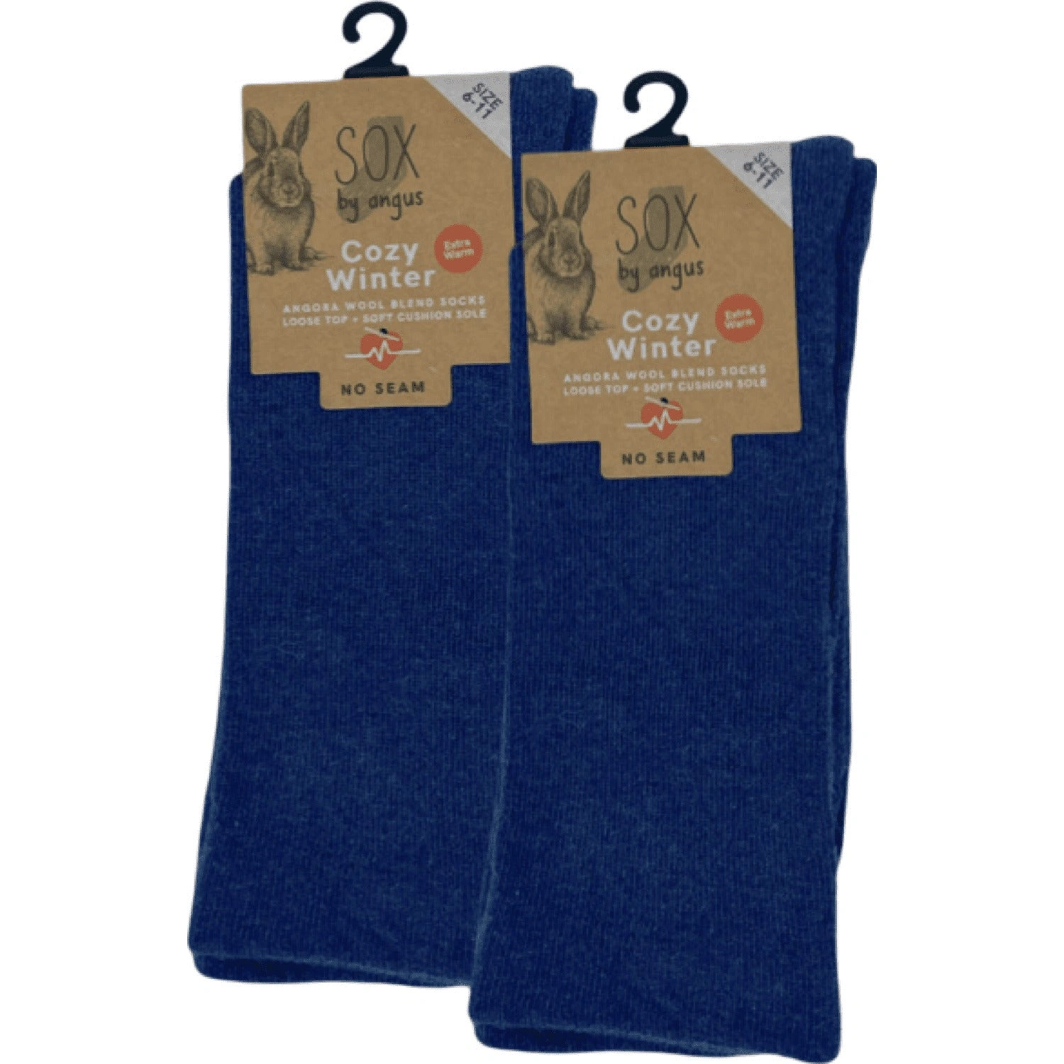 Cozy Angora Blend Socks Denim Days Seamless Comfort Loose Fit Perfection